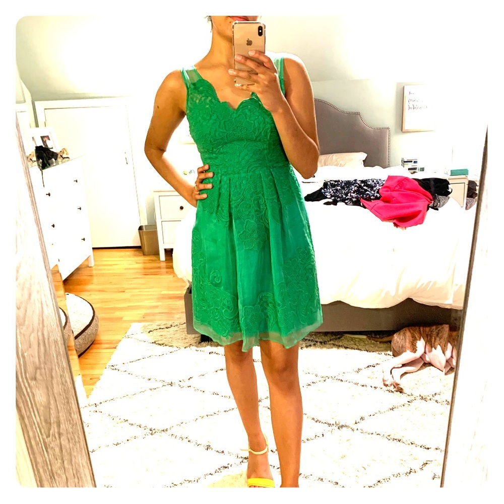 Yoana Baraschi Green Dress